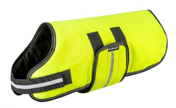 Knuffelwuff Hundemantel Funktionstextil reflektierend Neon